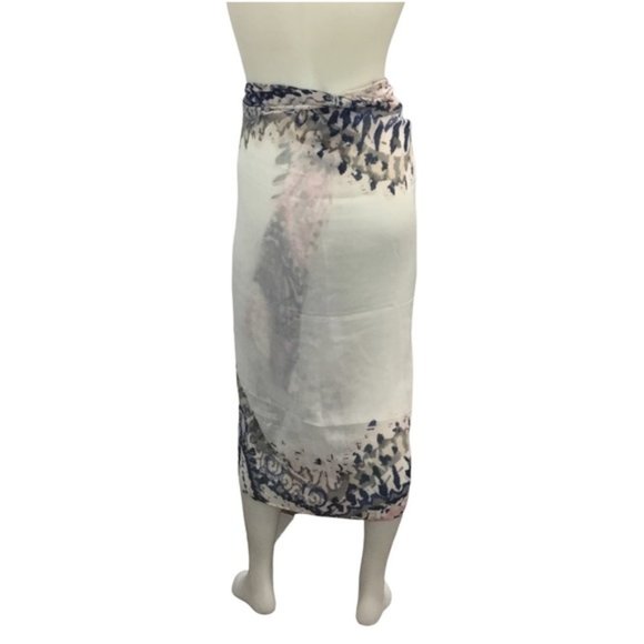 ETEREO Women's Sheer Multicolored Wrap Scarf NWT One Size - Picture 2 of 6